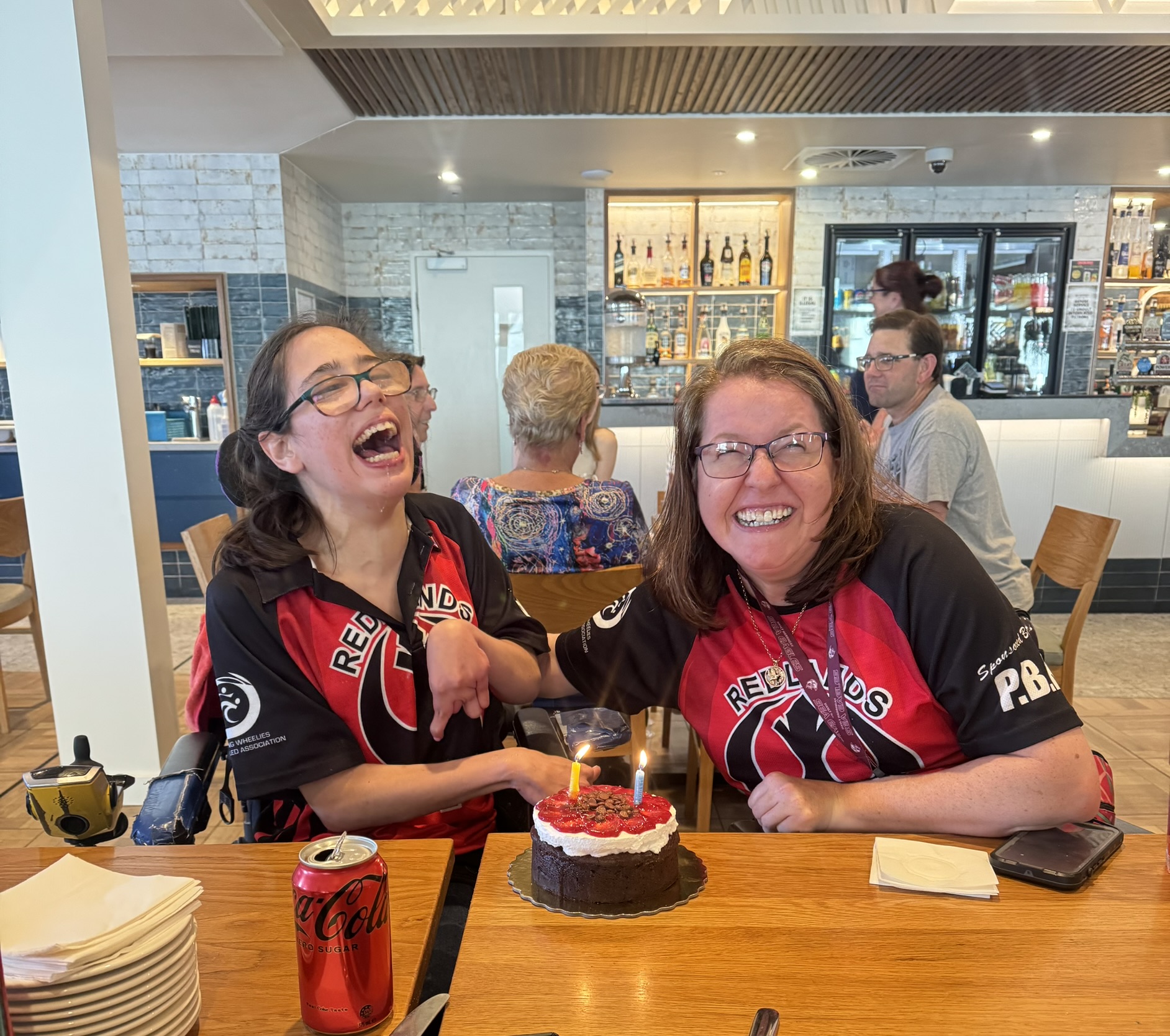 Two Rebels celebrating a birthday